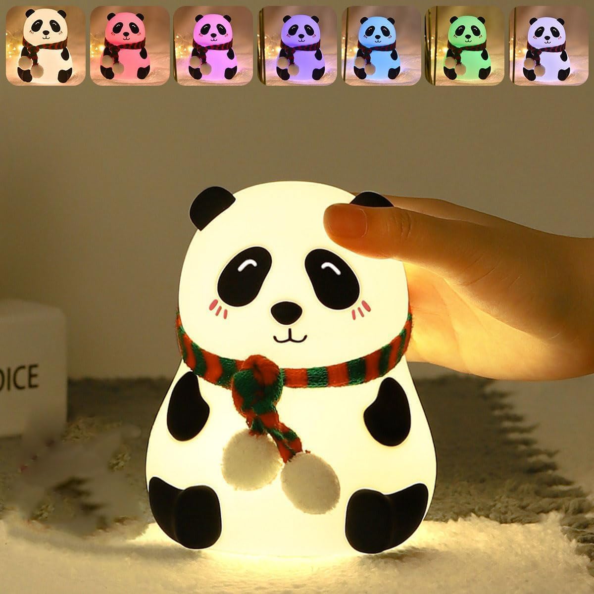 indoce Sales Cute Panda Night Light, Cute Night Light Gift for Kids
