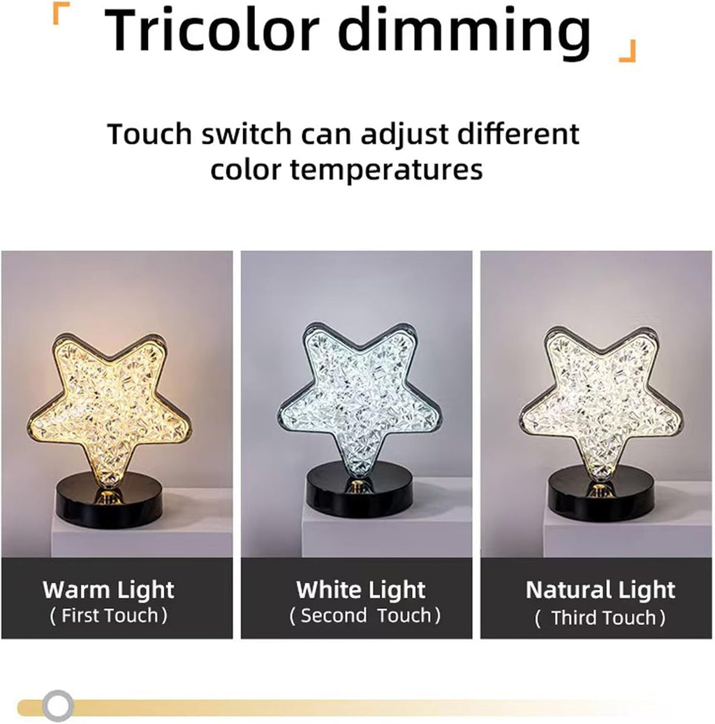Indoce sales Moon Table Lamp for Kids,Romantic Moon Night Light with 3 Colors Modes Dimmable Touch Rechargeable Nightlight (Moon)