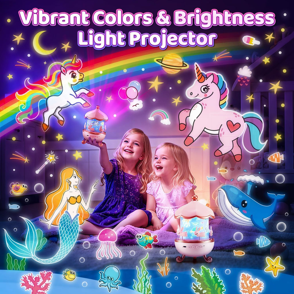 Indoce Sales Star Projector Bunny Night Light Rabbits Night Light