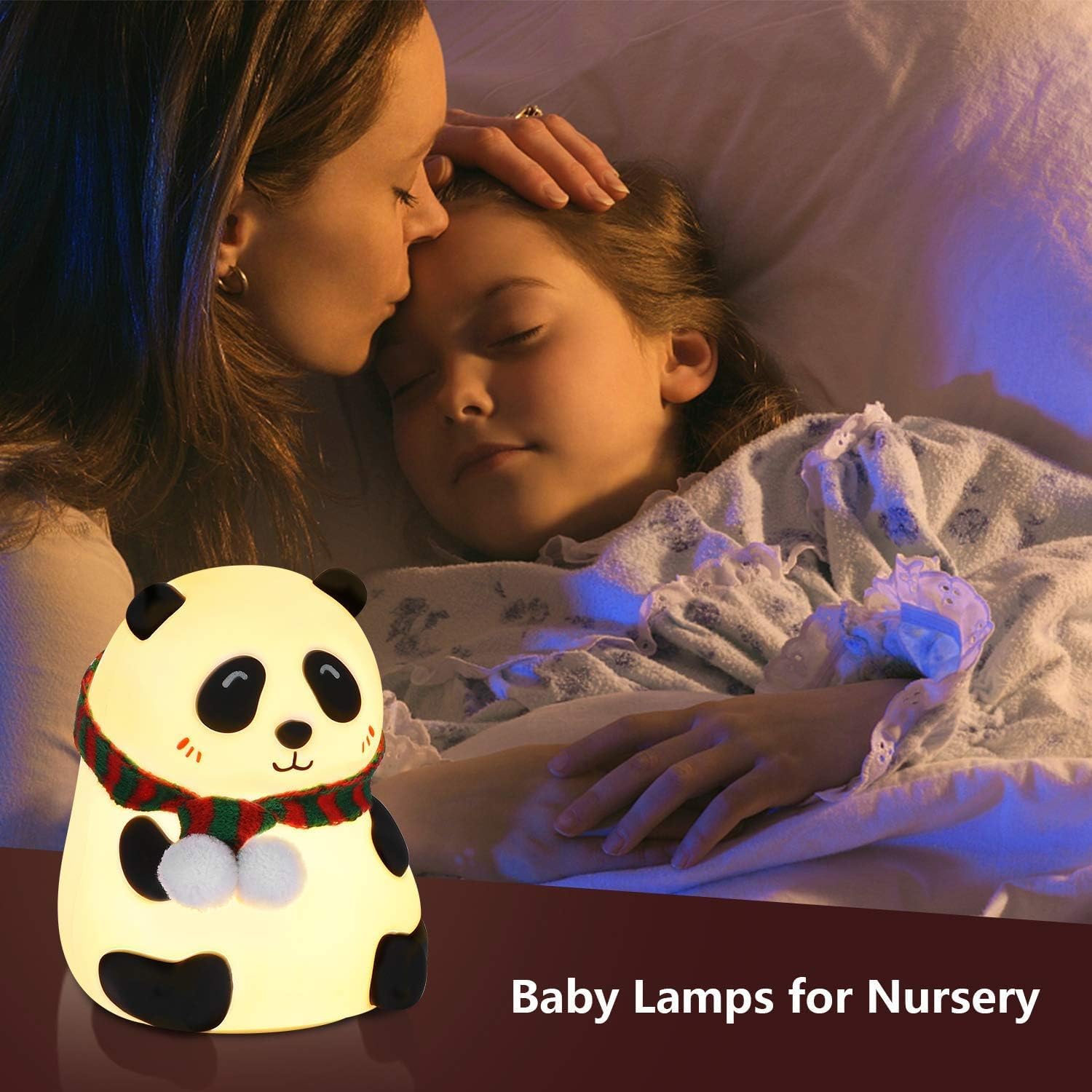 indoce Sales Cute Panda Night Light, Cute Night Light Gift for Kids