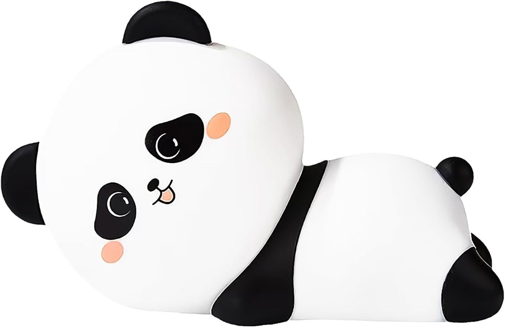 indoce Sales Cute Sleeping Panda Night Light for Kids Nursery Silicone Night