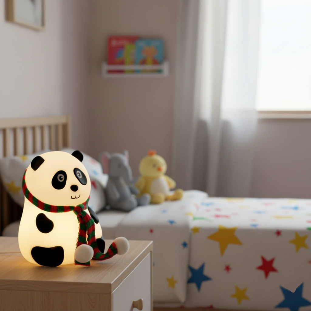 indoce Sales Cute Panda Night Light, Cute Night Light Gift for Kids