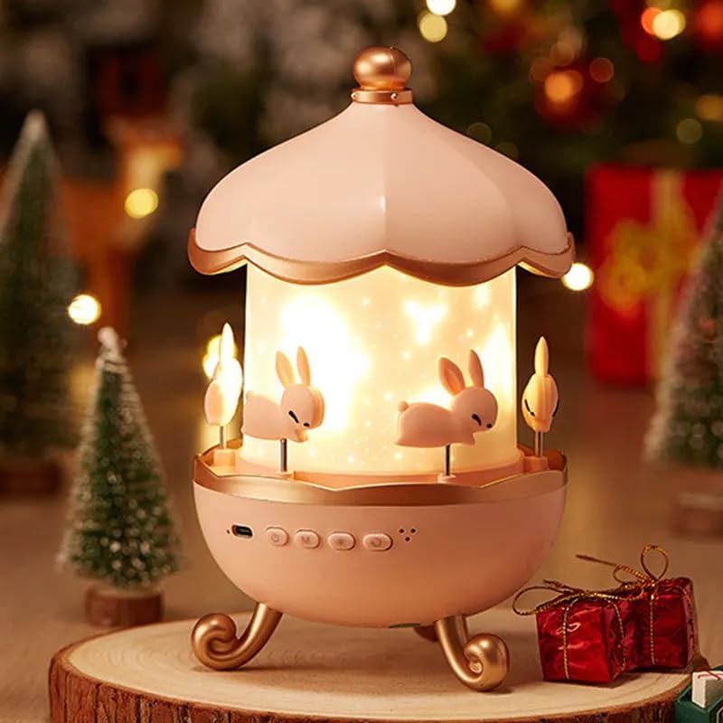 Indoce Sales Star Projector Bunny Night Light Rabbits Night Light