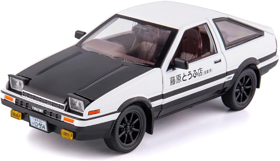Indoce Sales 1/32 Toyota AE86 Initial D Model Car Zinc Alloy Pull Back Toy Car with Sound and Light for Kids
