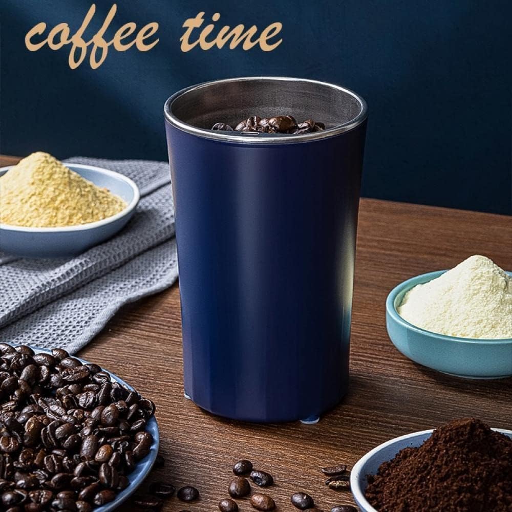 Indoce Sales Electric Masala & Coffee Grinder Machine | 80g Stainless Steel Jar | 10-Second Turbo Blade | Supari, Haldi, Elaichi, Dry Fruit & Herb Crusher | Portable One-Touch Kitchen Blender