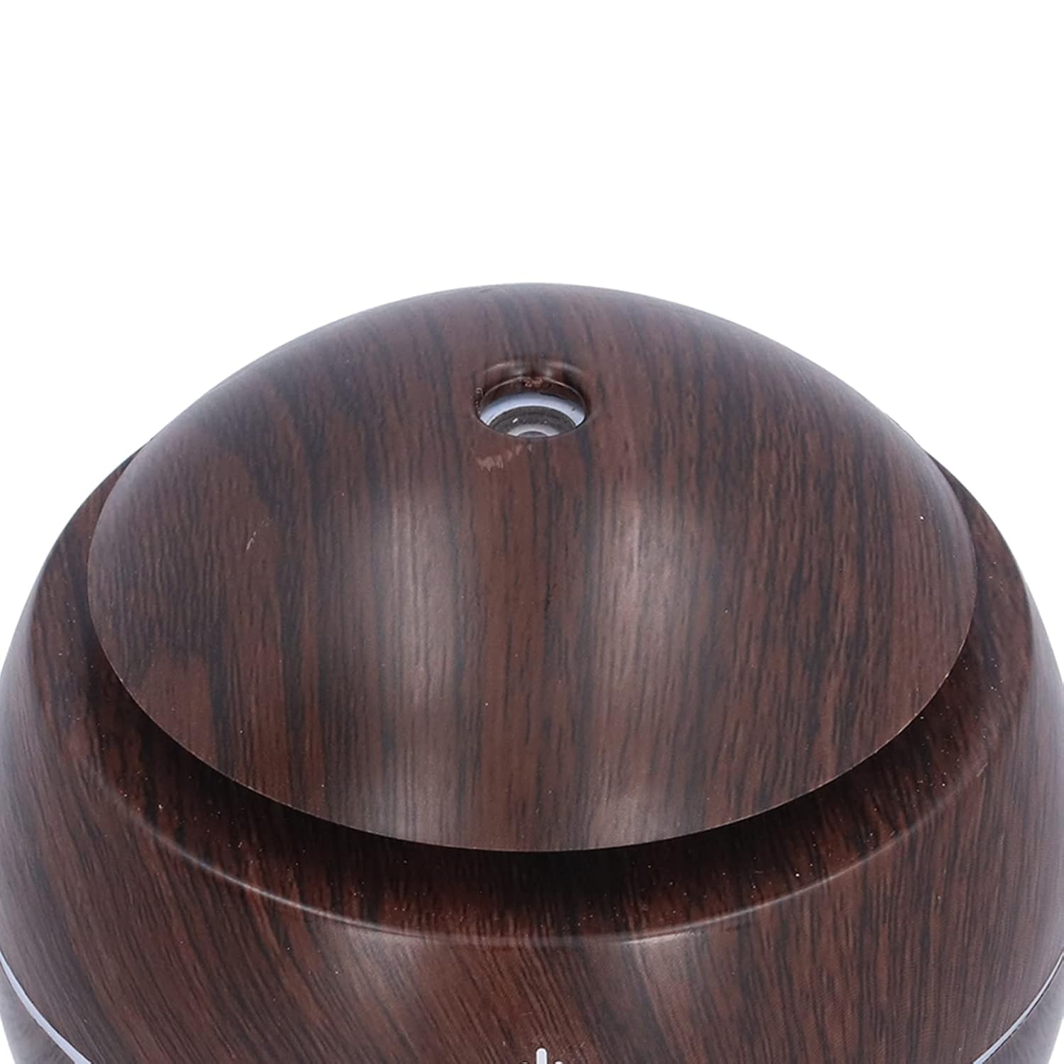 Indoce Sales Wooden Aroma Diffuser Humidifier, Air Oil Diffuser Air Purifier Portable Grain 130ml Touch Sensitive 6 Color LED Lights Changing for Home, Office, Baby Room, Bedroom
